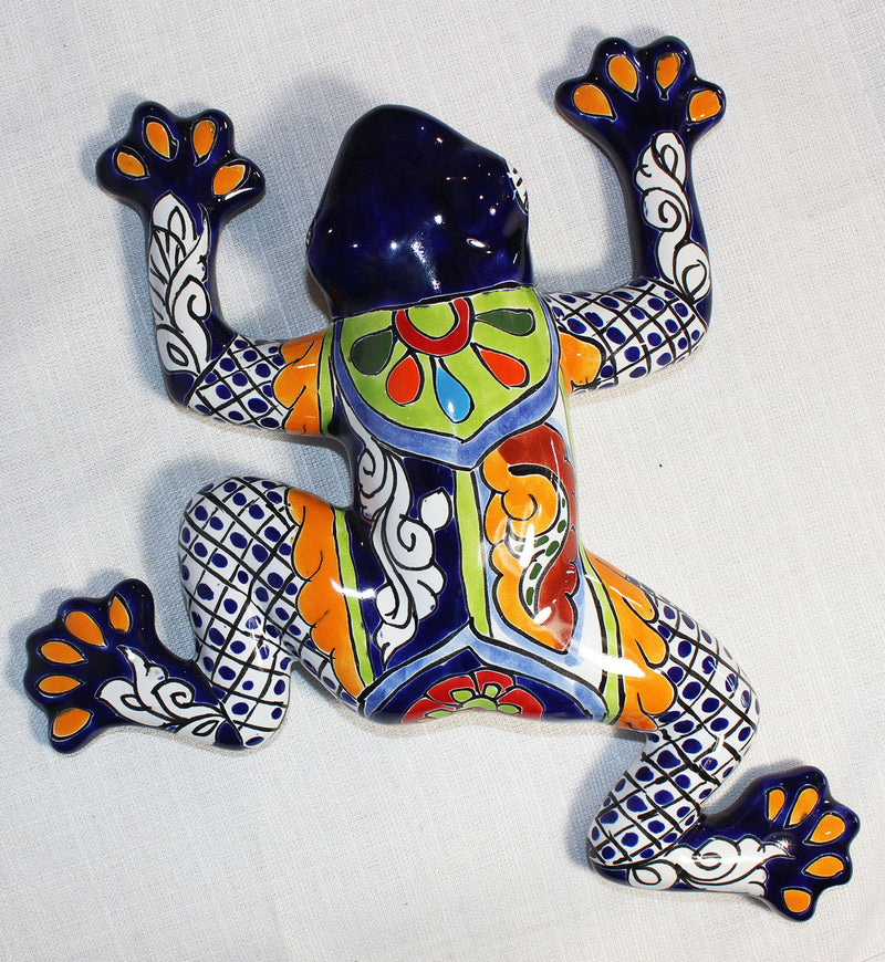Small Wall Frog- 10.5" X 10.5" (Blue)-   LICXWF197
