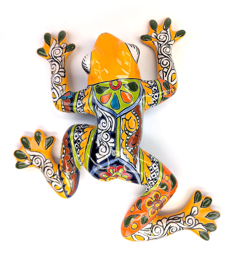Medium Wall Frog- 15" X 15" (Yellow)-   LICXWF198