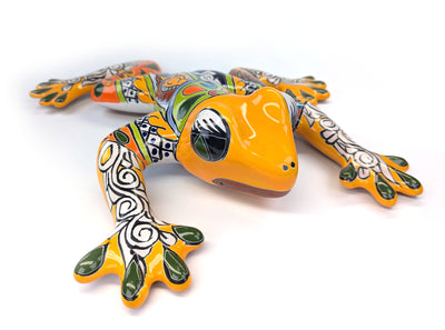 Medium Wall Frog- 15" X 15" (Yellow)-   LICXWF198