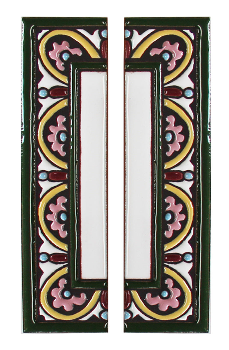 Granada Narrow Trim - (Pair) Spanish Ceramic