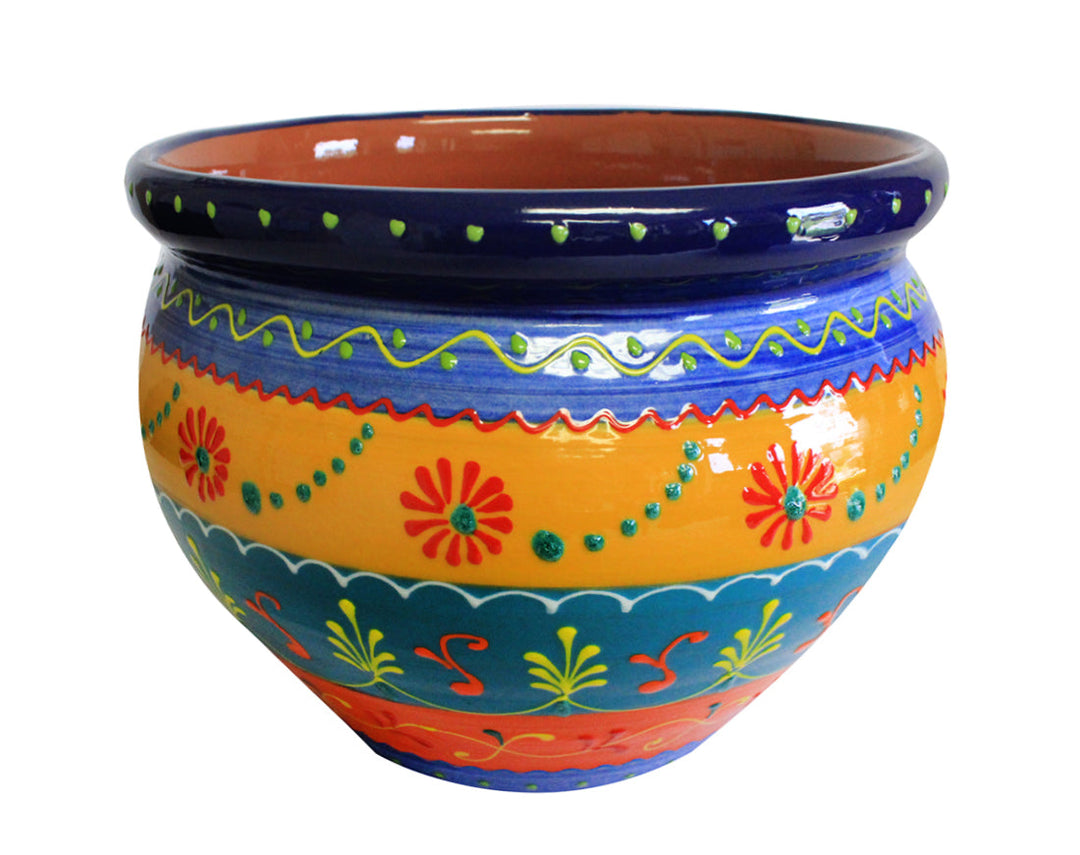 large spanish plant pots Spanish Coco Planter 12" – Market to Market By Tierra Fina