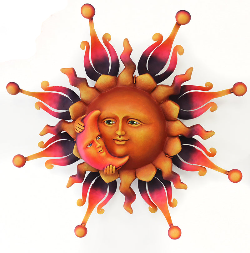 9" Airbrushed Sun face--LCSOLS6