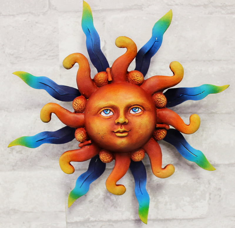 9" Airbrushed Sun face - LCSOLMN19A