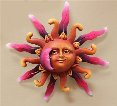 Airbrushed Sun face SM 9.5"