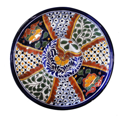 "Chip and Dip Plate - 12"" Diameter x 1.375"" High"