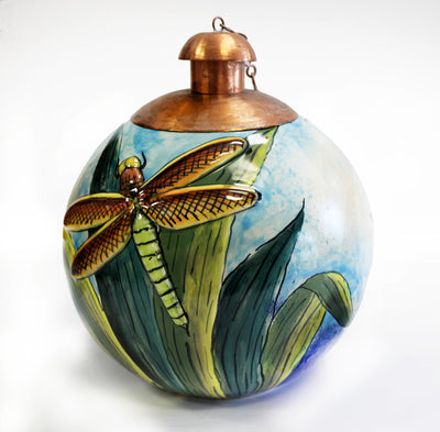 Museum Dragonfly Ceramic Tabletop Torch