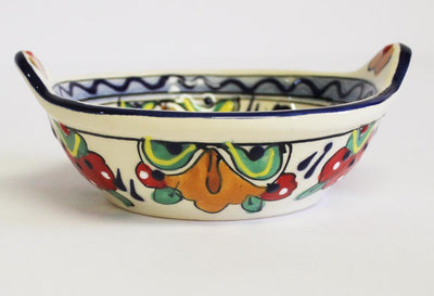 Small Bowl With Handles 5"-   QRV0047