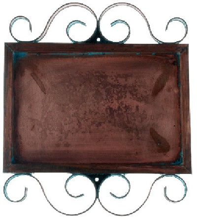 Horizontal Copper Frame for 2 Numbers