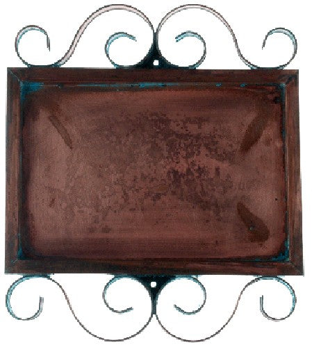 Horizontal Copper Frame for 2 Numbers