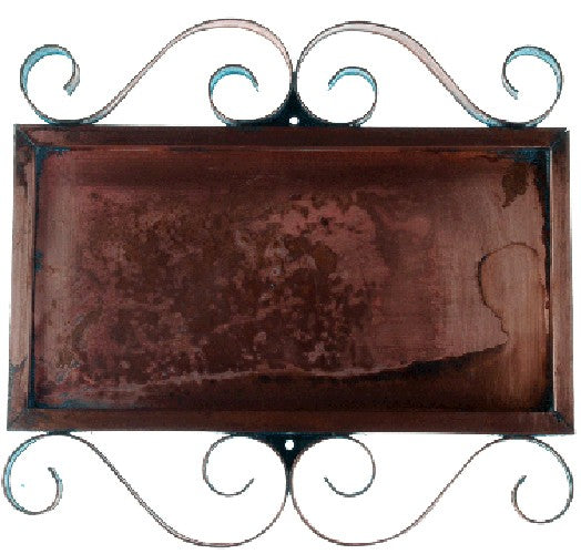 Horizontal Copper Frame for 3 Numbers
